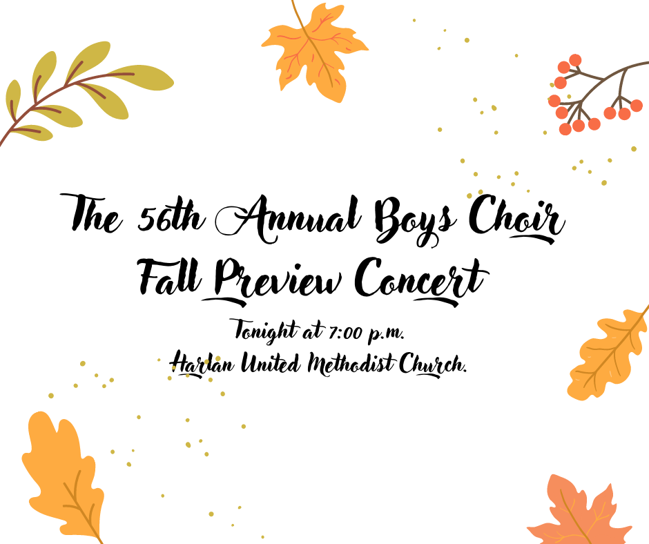 56th Annual Boys Choir Fall Preview Concert