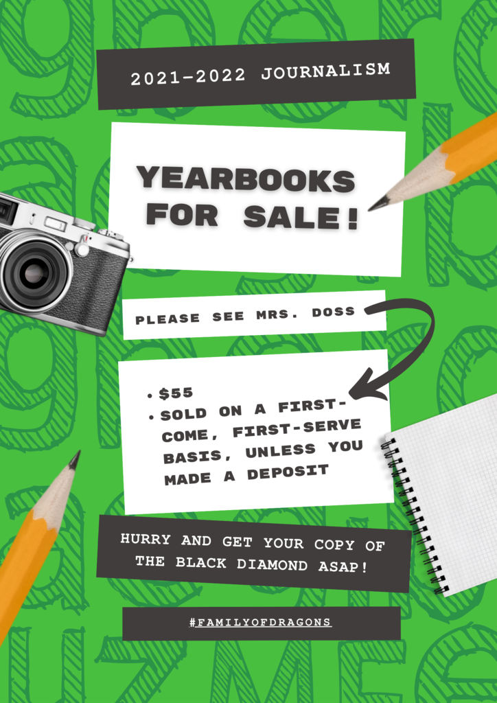 21-22 Yearbooks are on Sale now