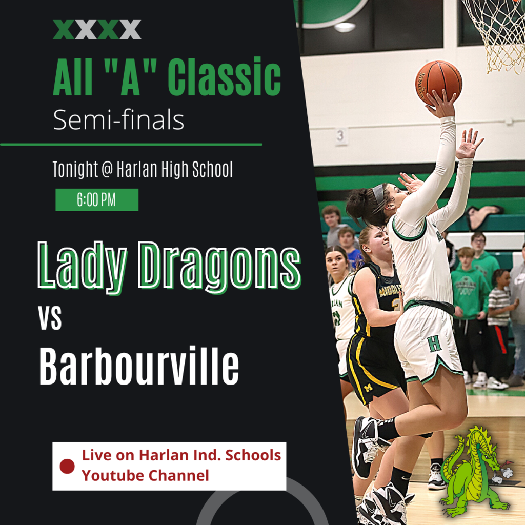 Lady Dragons vs Barbourville in semi finals of All A