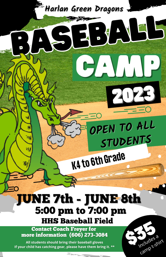 Green Dragon Baseball Camp 